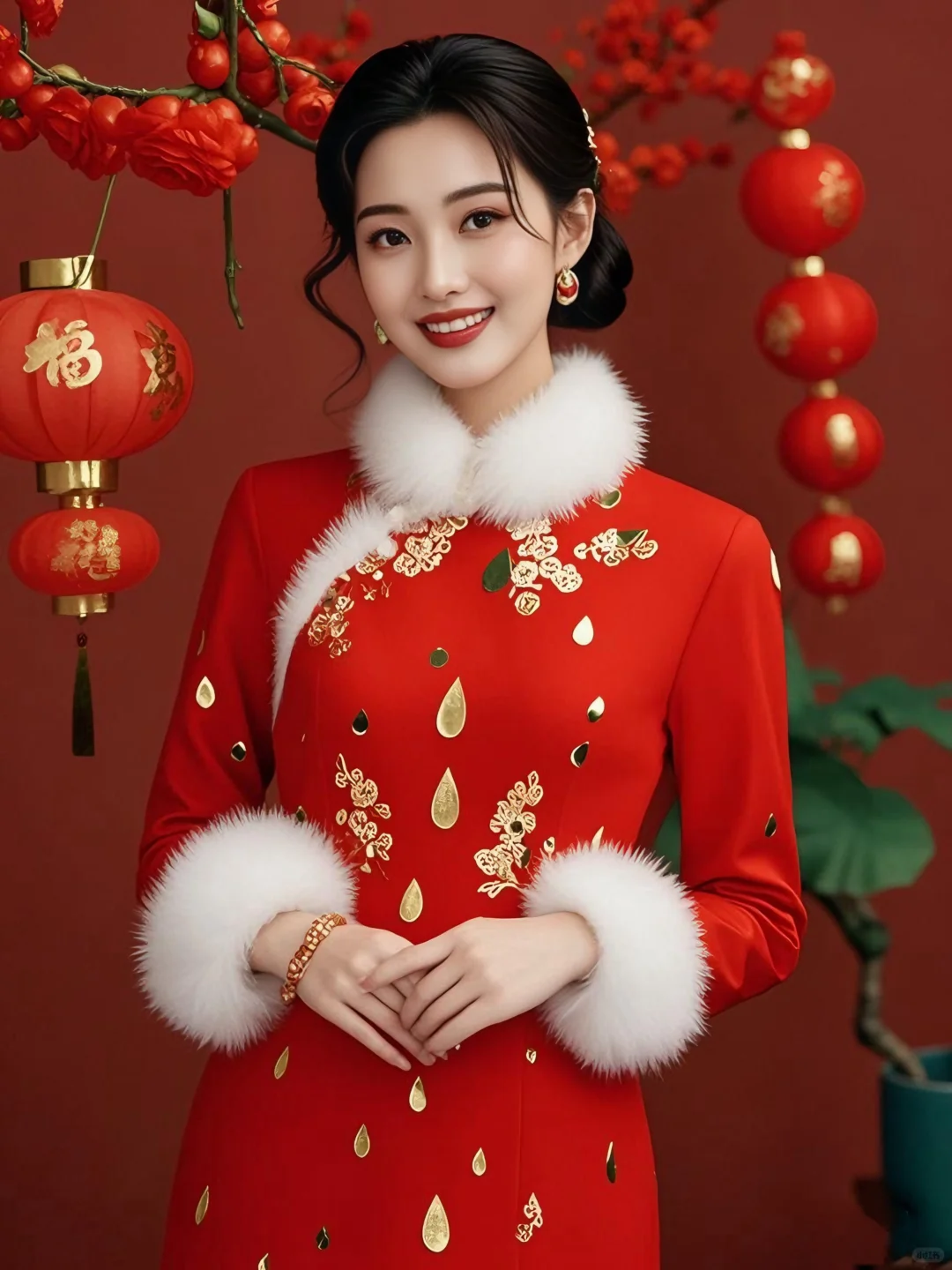 新年高清美女