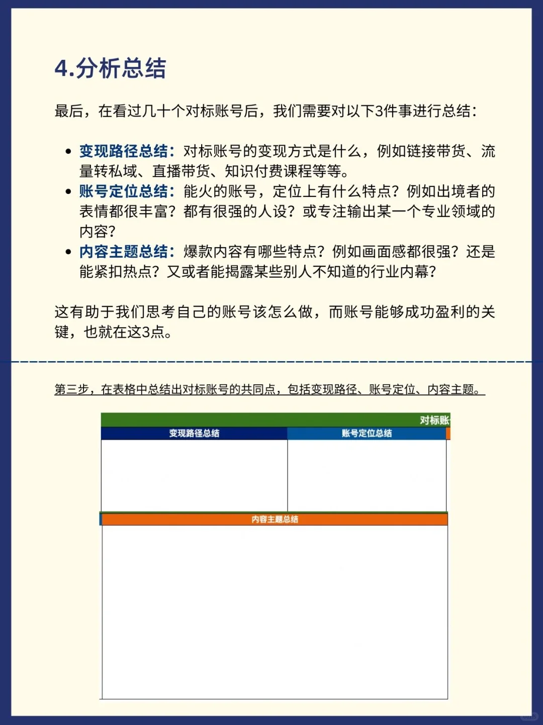 给新人博主✅附模板拆解对标账号分析