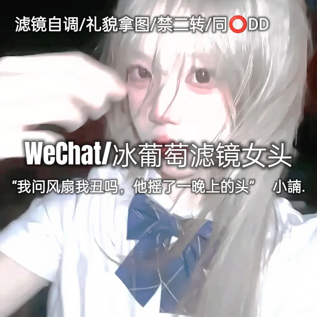 WeChat/滤镜女头