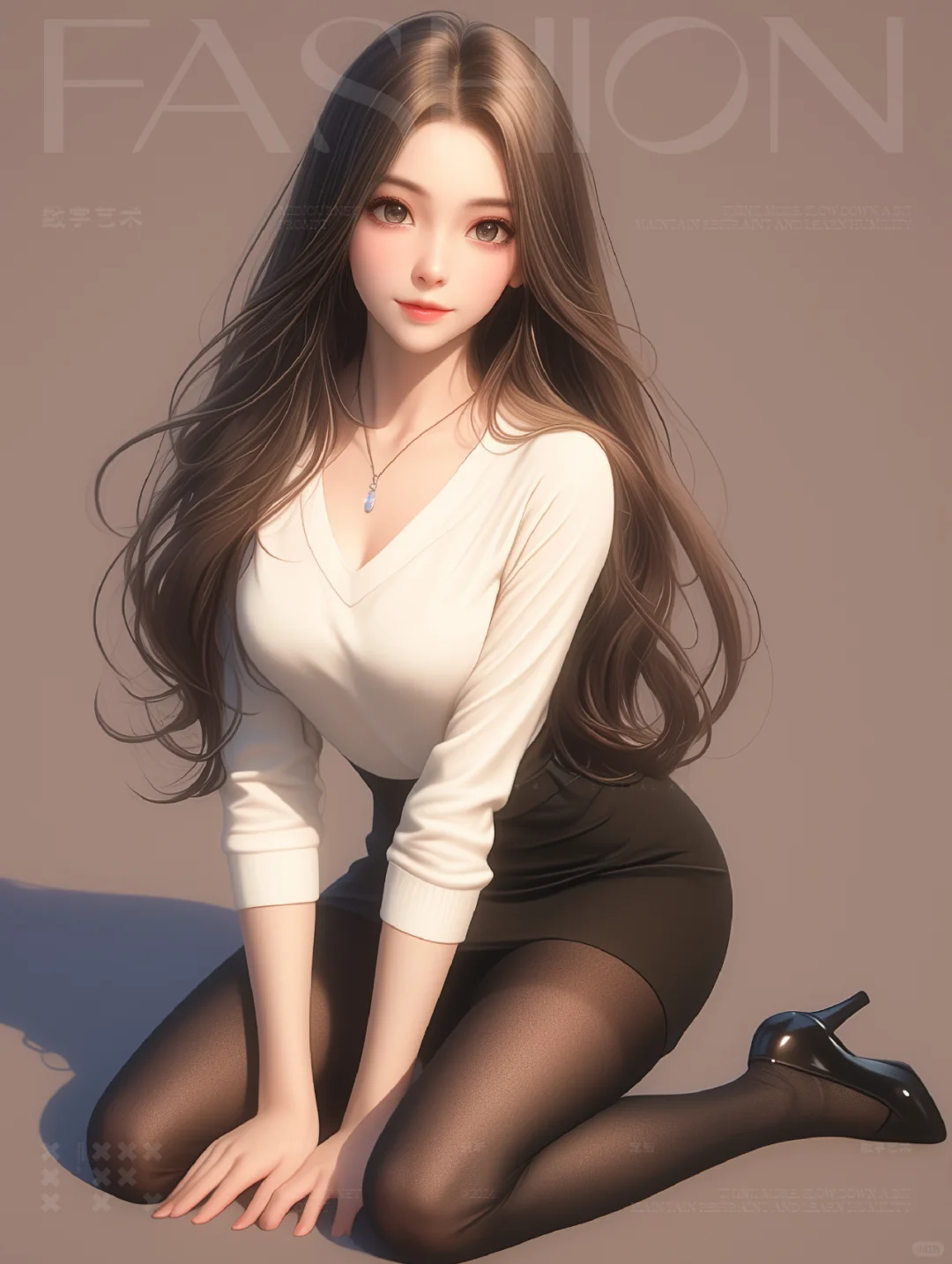 黑丝美女