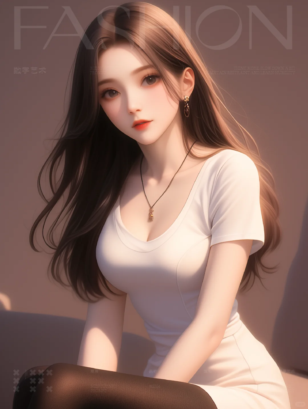 黑丝美女