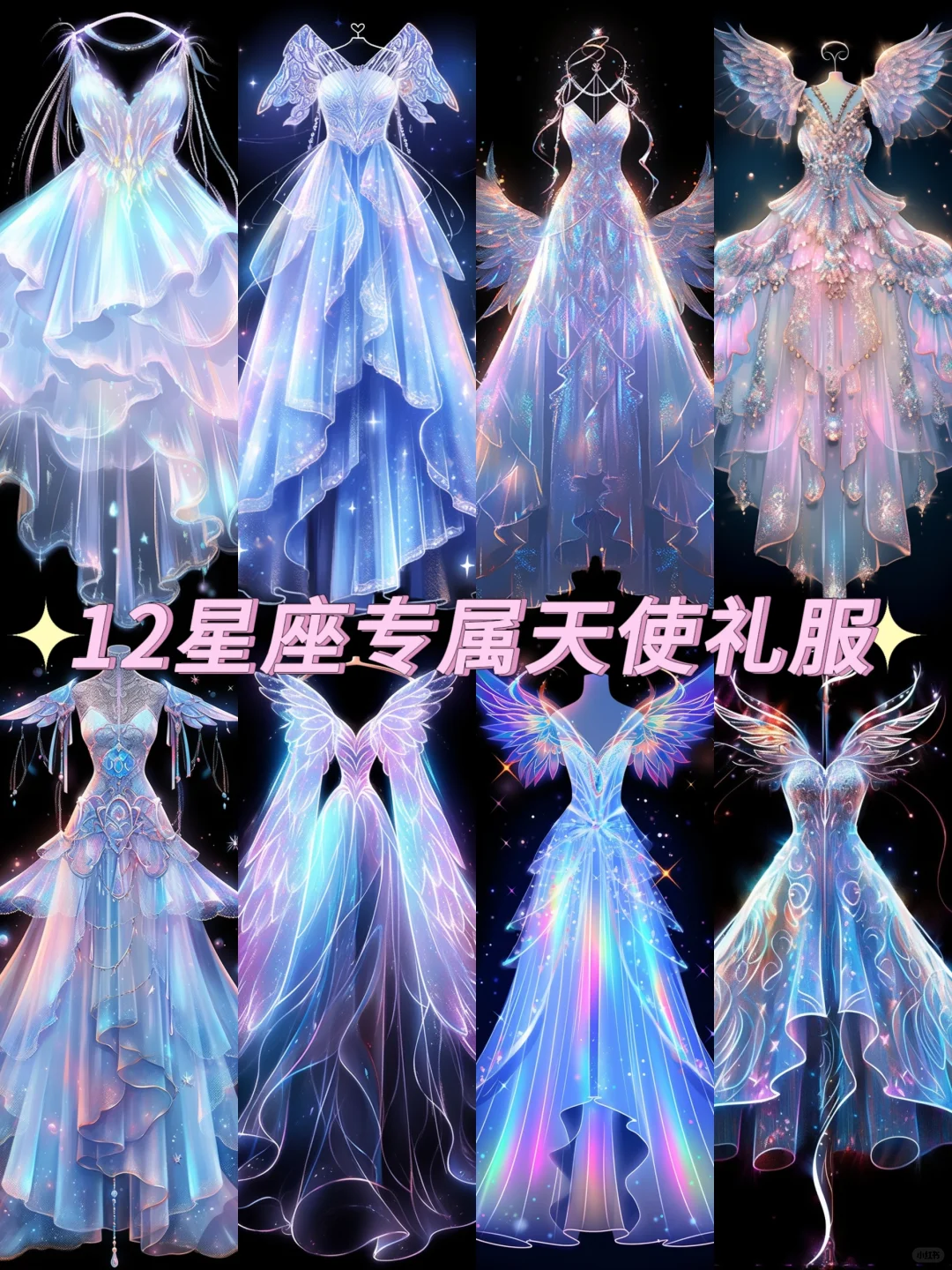 12星座?｜专属梦幻天使礼服