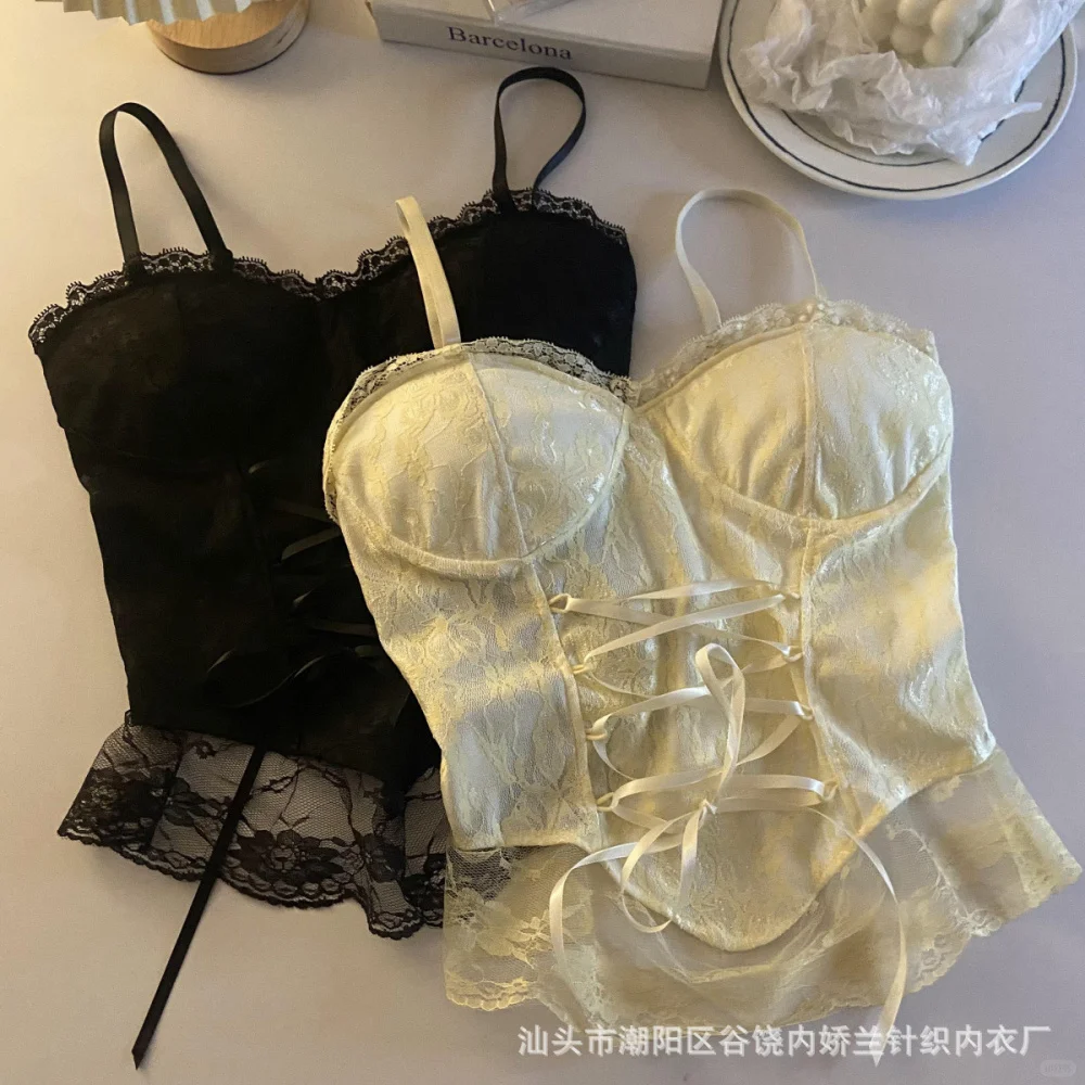 🌹法式蕾丝背心，秋冬必备美背👙