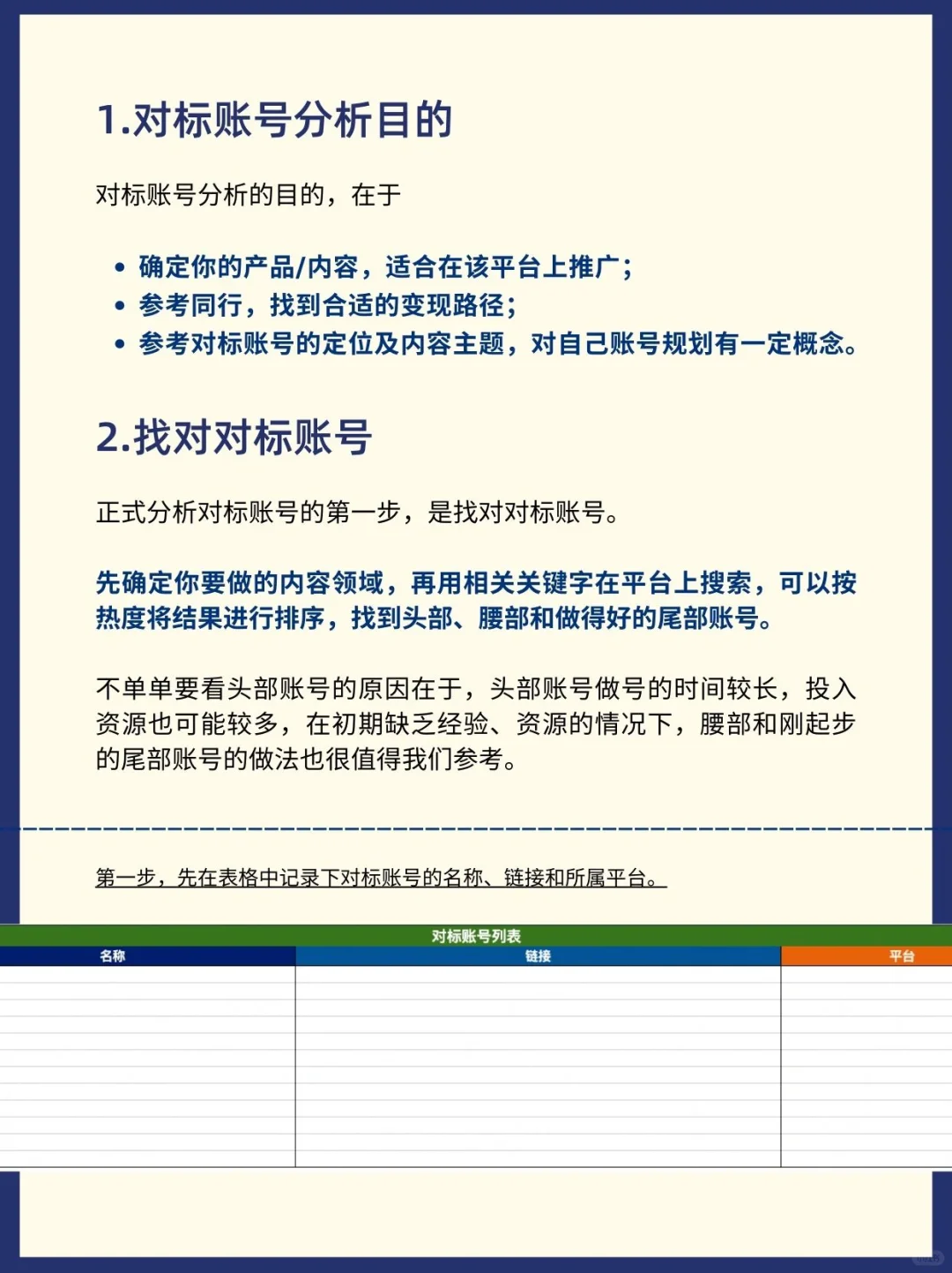 给新人博主✅附模板拆解对标账号分析