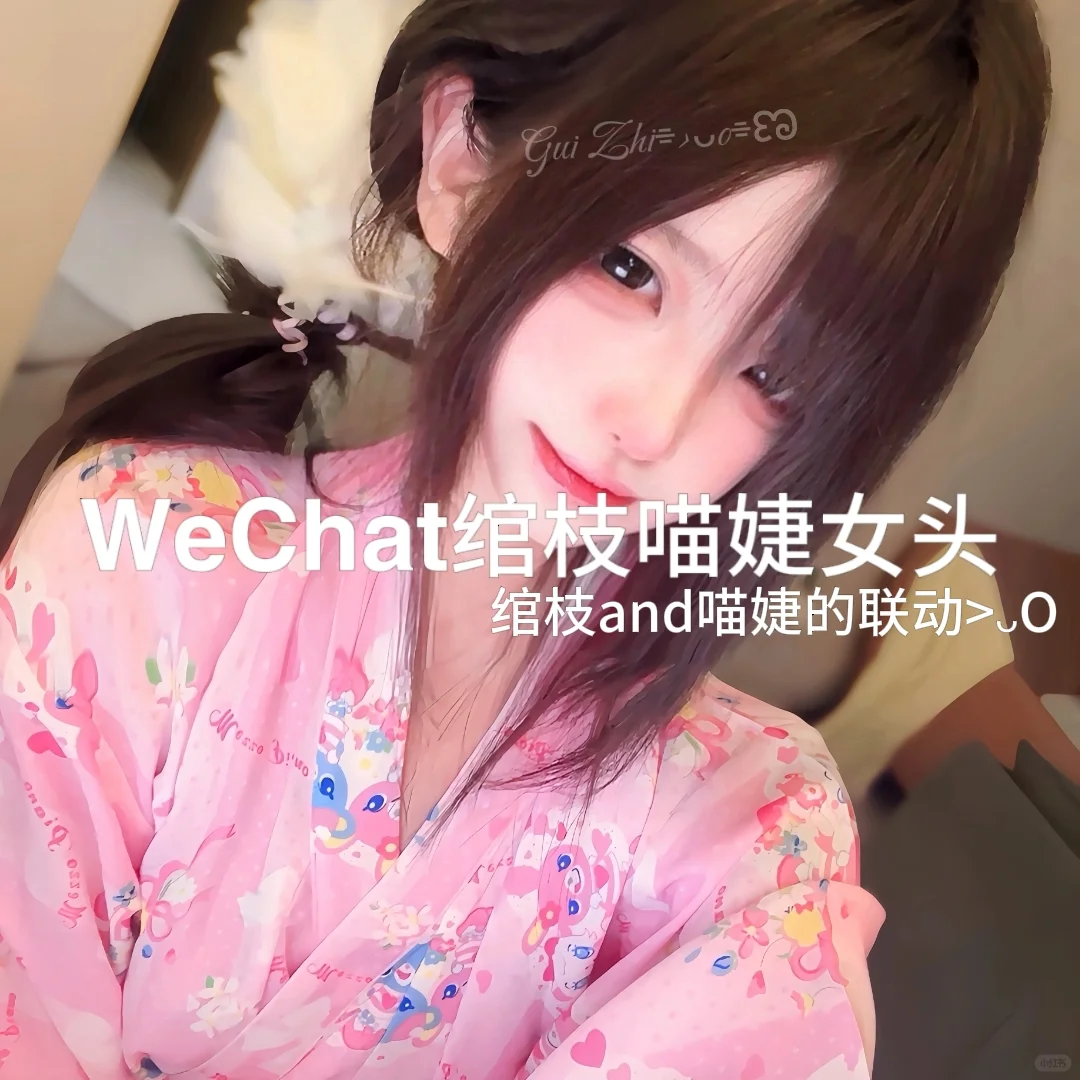 WeChat绾枝喵婕女头