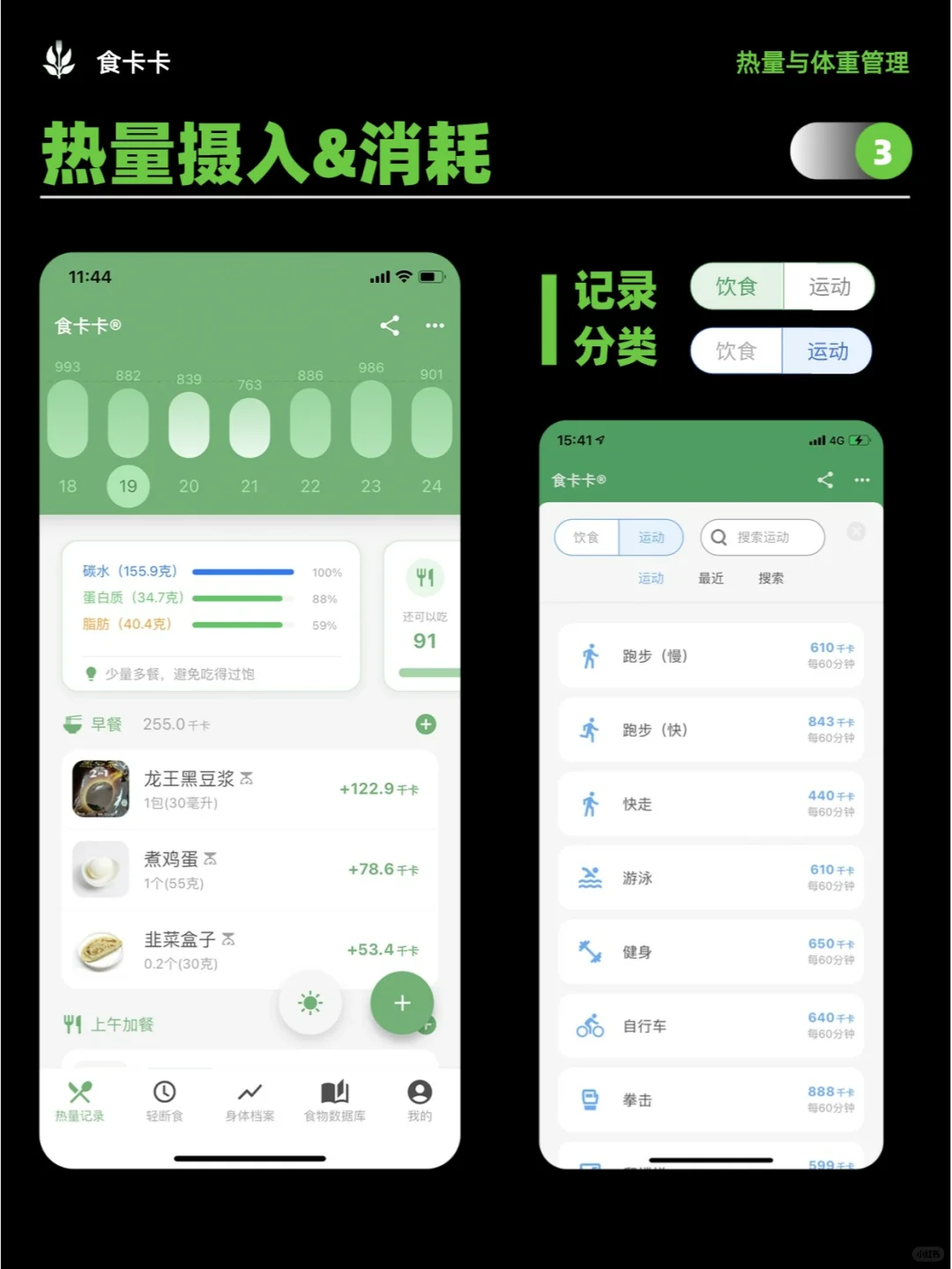 53:热量计算APP|完美适配体重管理‼️