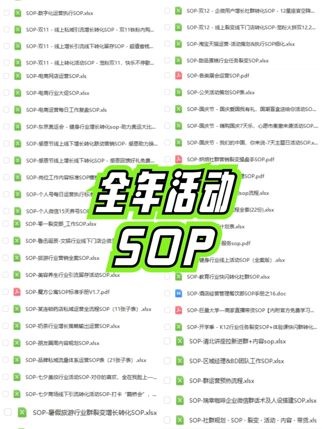 👀震惊1000 + 私域运营 SOP，竟如此详细