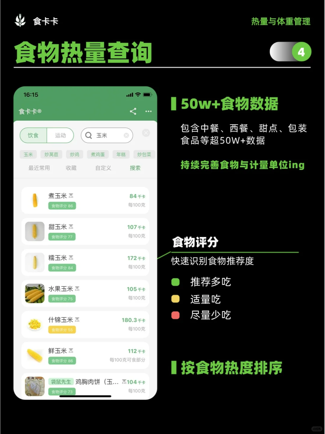 53:热量计算APP|完美适配体重管理‼️