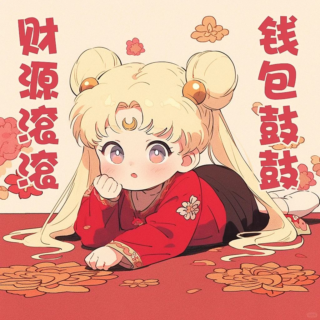 来自美少女的新年祝福??