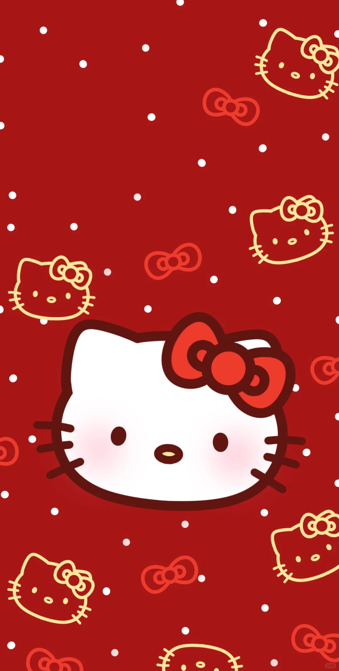 Hello kitty新年发财壁纸✨❤️