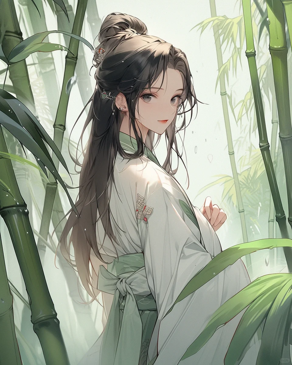 💚女生头像｜小竹仙