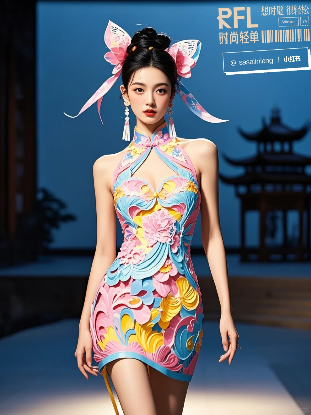 RFL时尚轻单 | 2025旗袍fashion 秀－彩色系