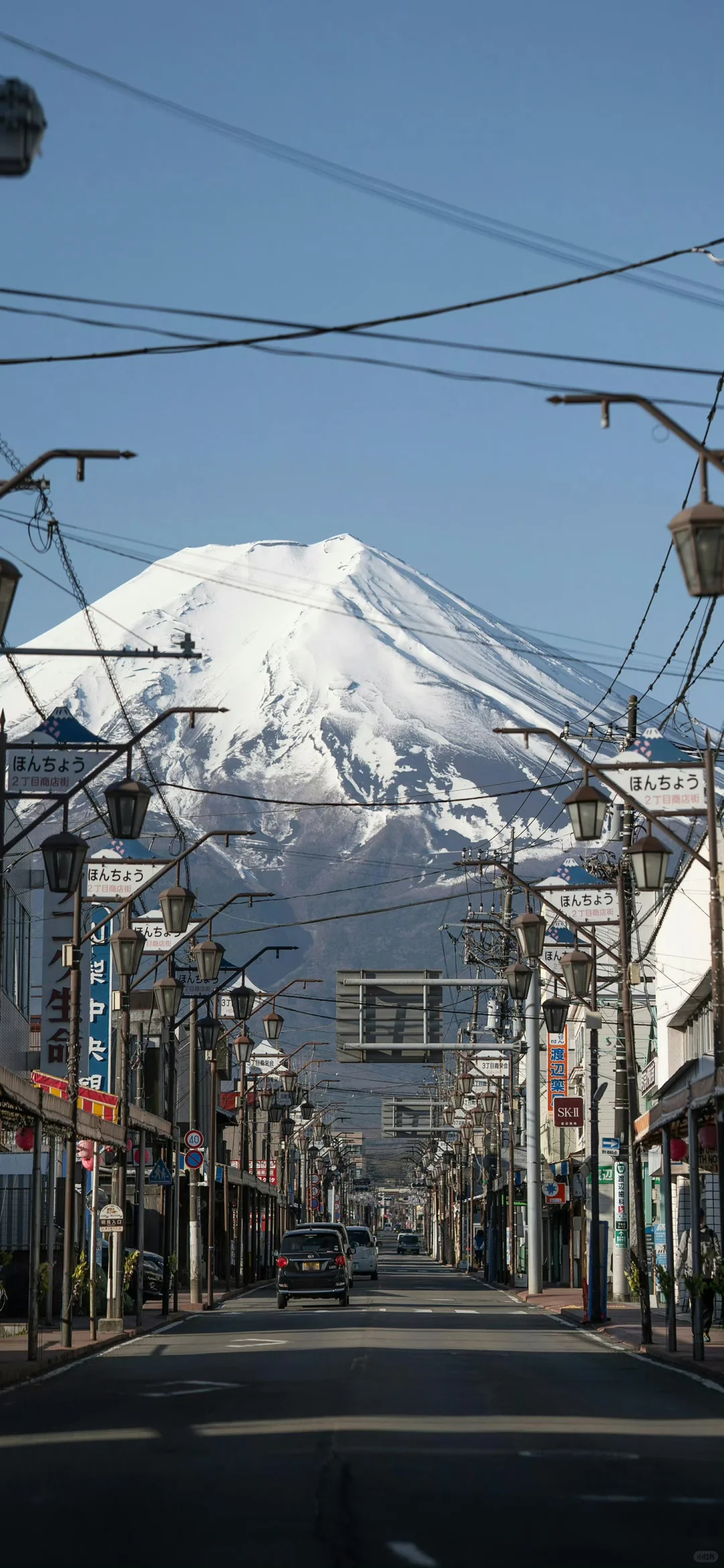 富士❄️来到雪山下壁纸