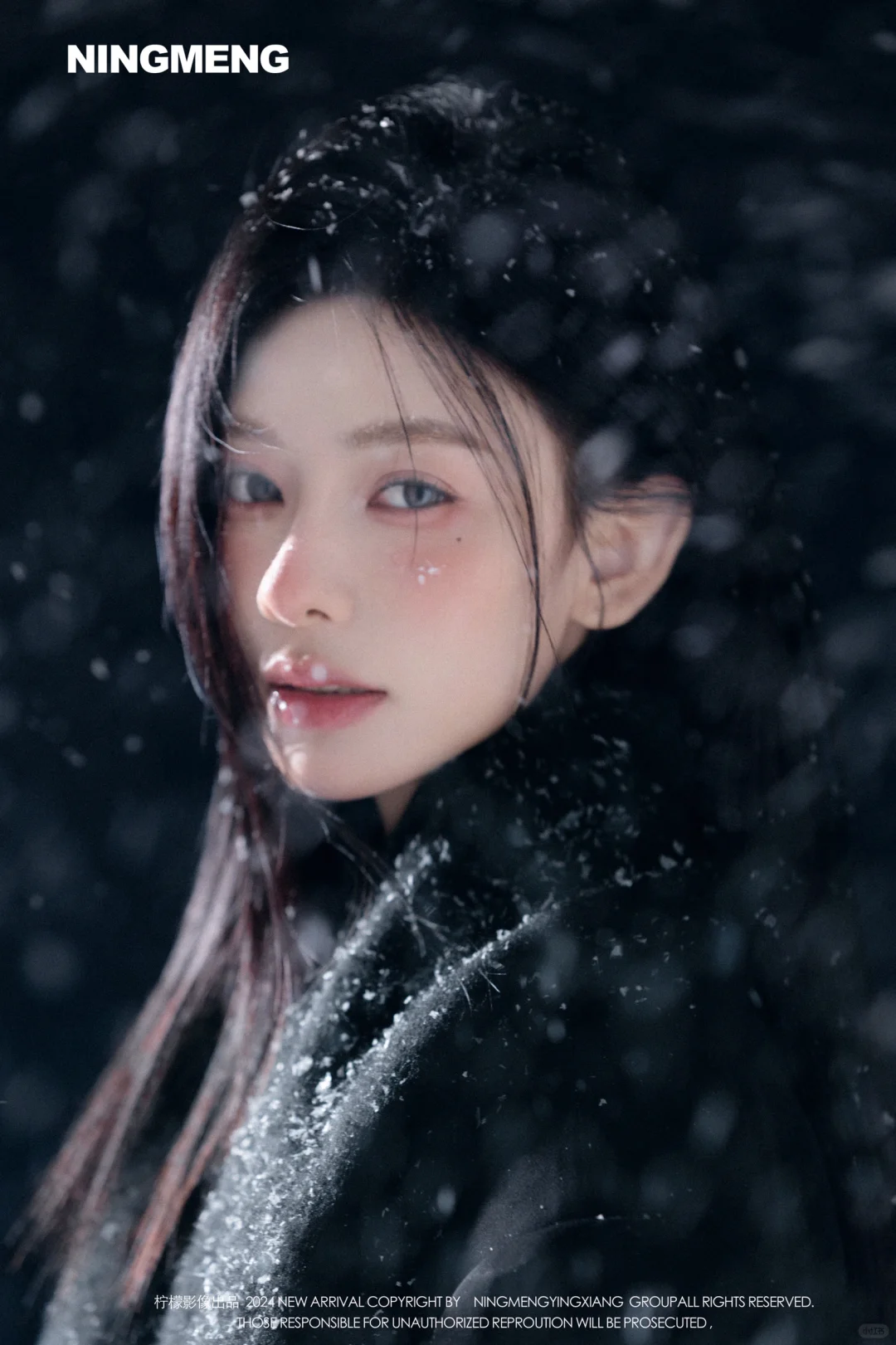 一组宿命感韩系雪景破碎少女写真❄️杭州写真