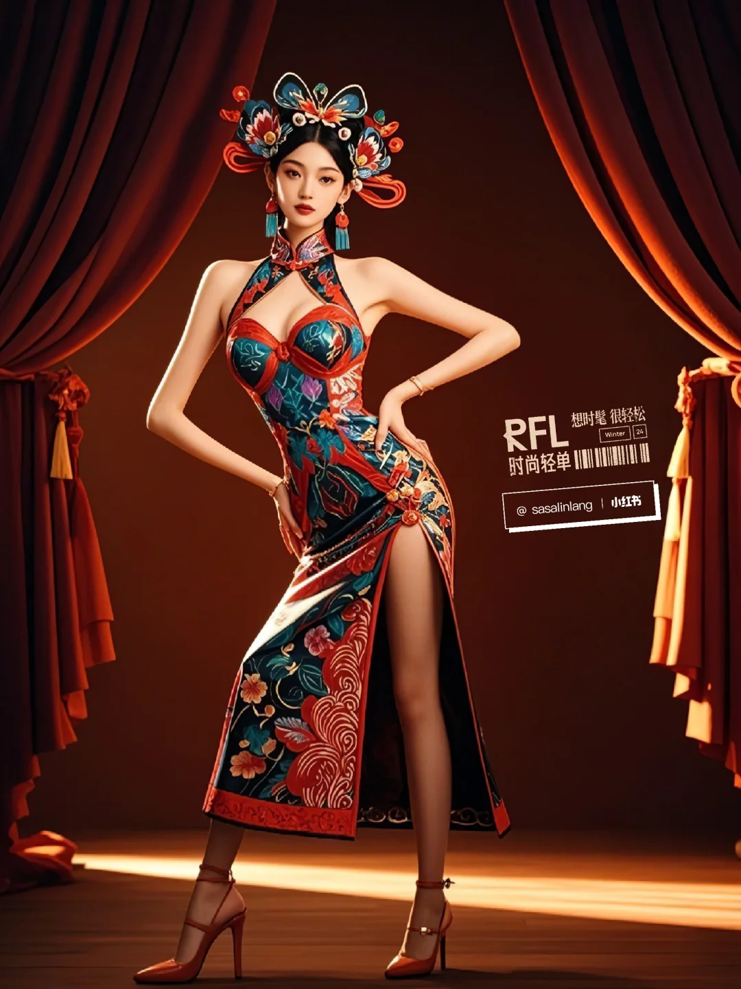 RFL时尚轻单 | 2025旗袍fashion 秀－彩色系