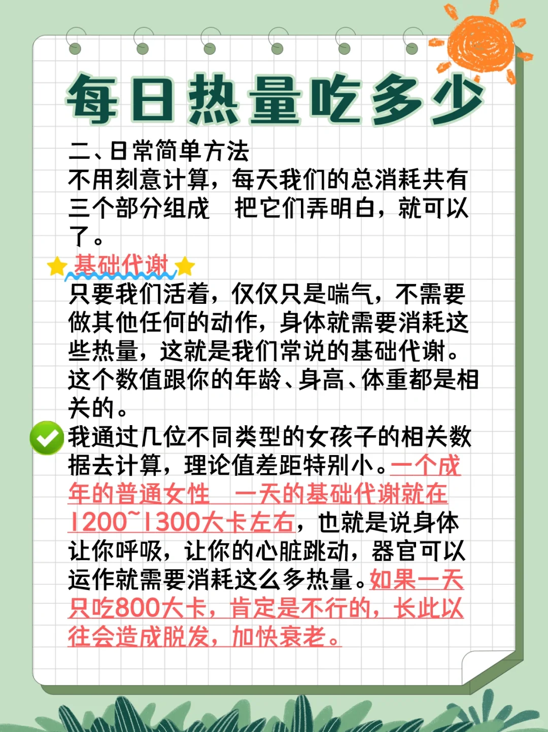 一天到底吃多少才瘦❓点进来看看不就知道啦