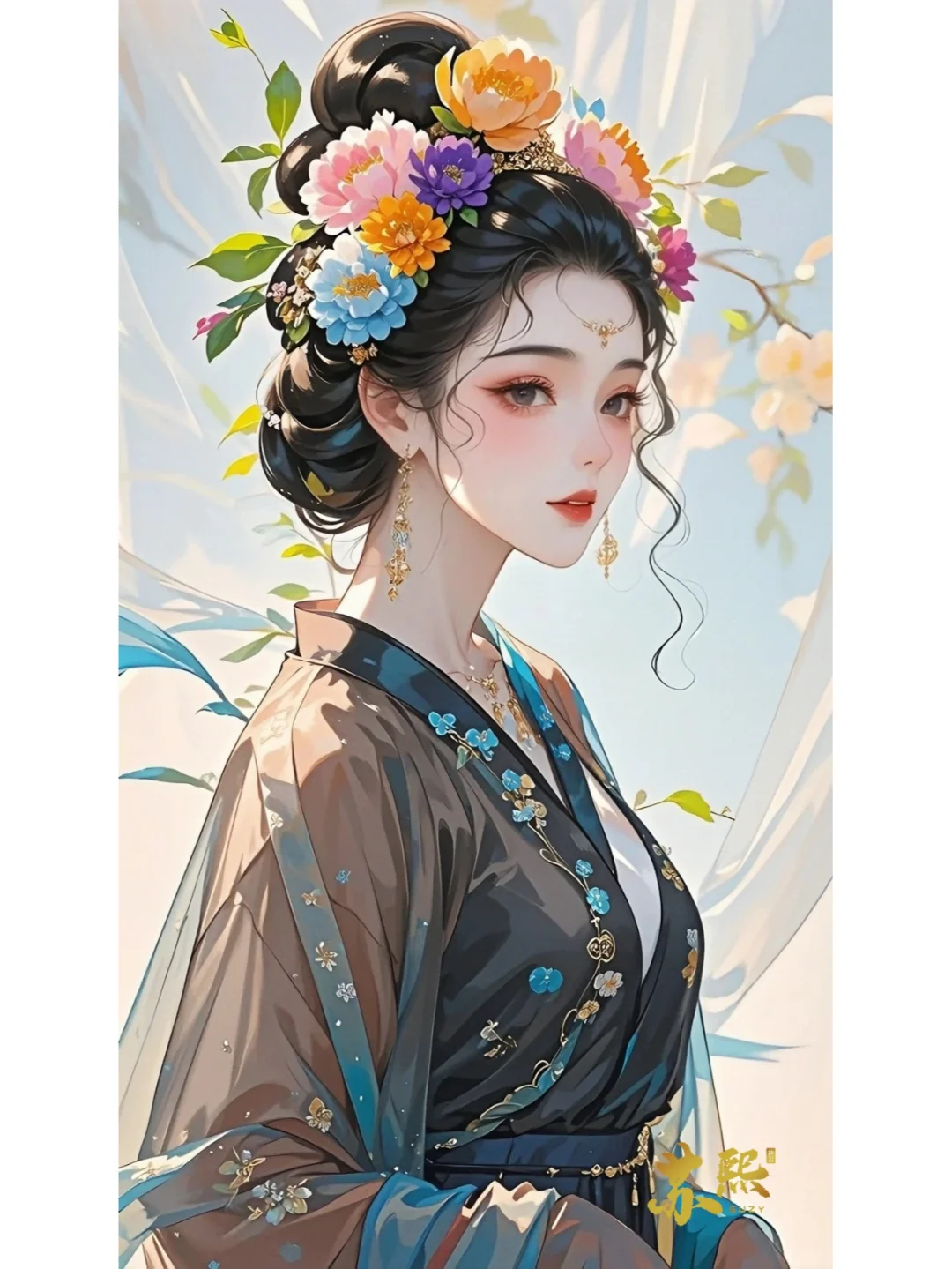 花魁｜唐朝美人｜古风美女｜妃嫔夫人