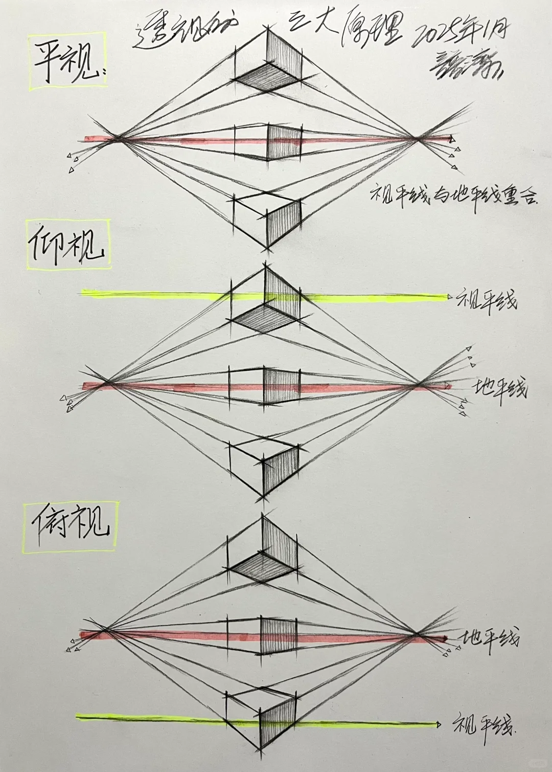 透视的基础练习