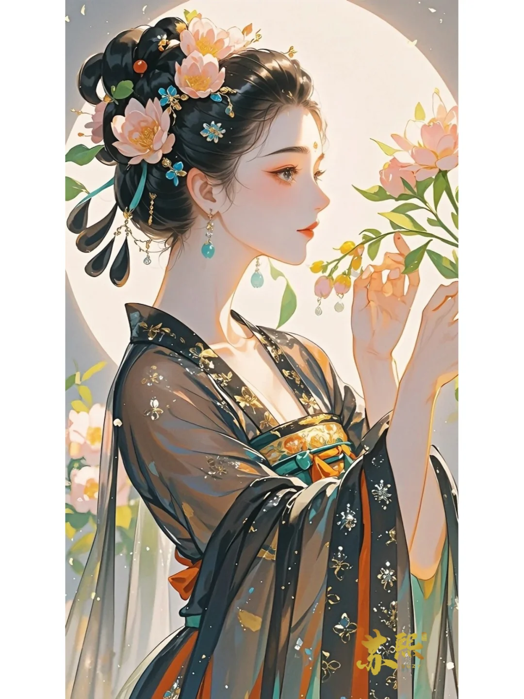 花魁｜唐朝美人｜古风美女｜妃嫔夫人