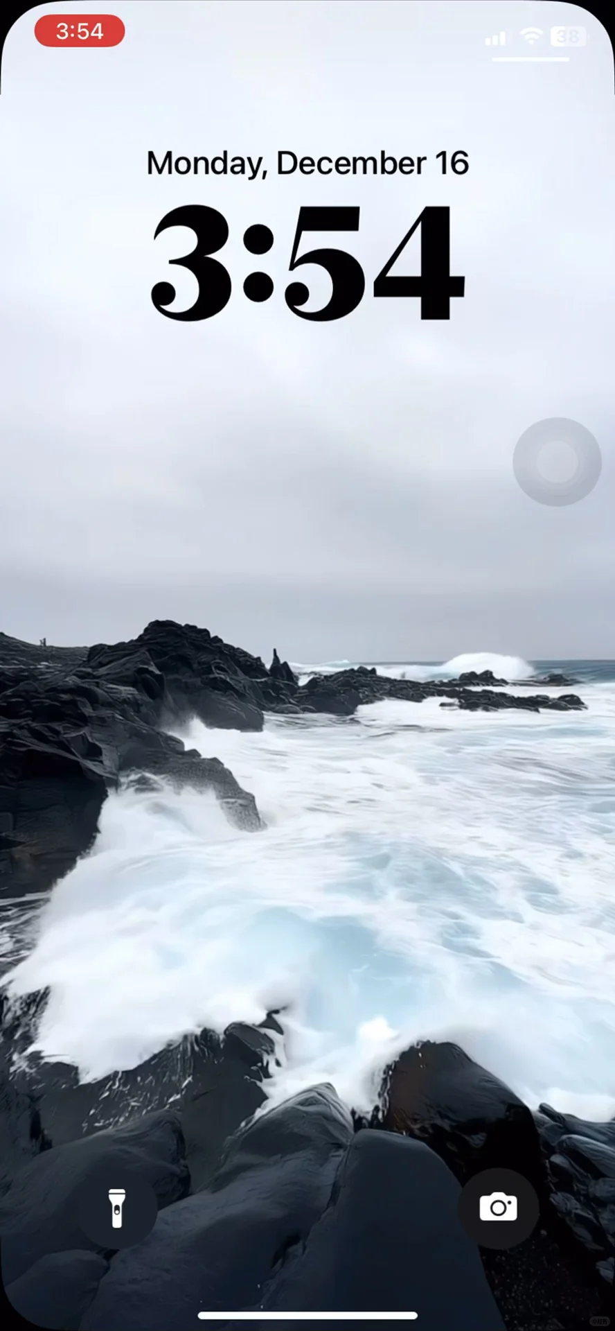 261｜风景动态壁纸 冰岛熔岩石 动态海浪🌊