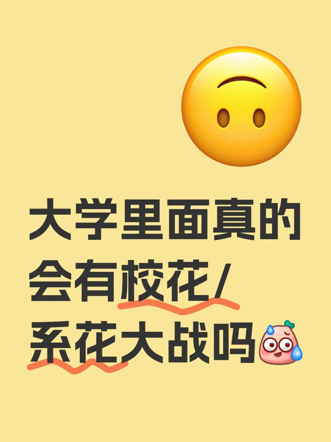 大学里面真的会有校花/系花吗🤔