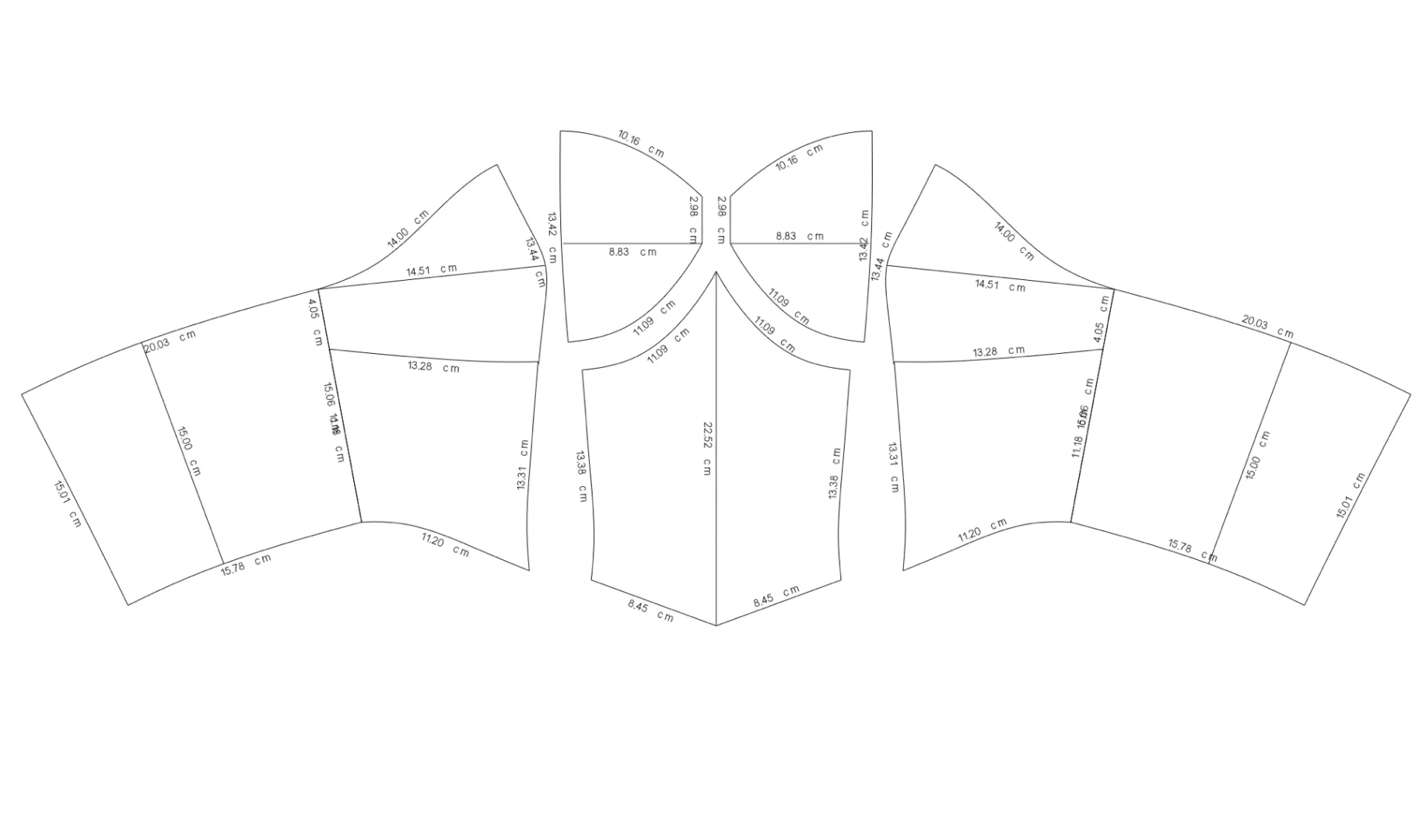 服装打版胸衣制作全过程分享