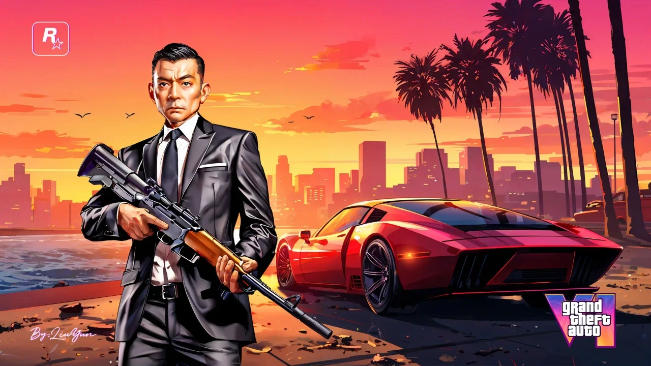 我花了3天，用AI制作了一套GTA6壁纸！?