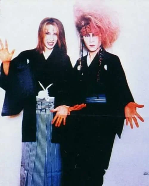 Yoshiki&hide——秀秀和老林的合照