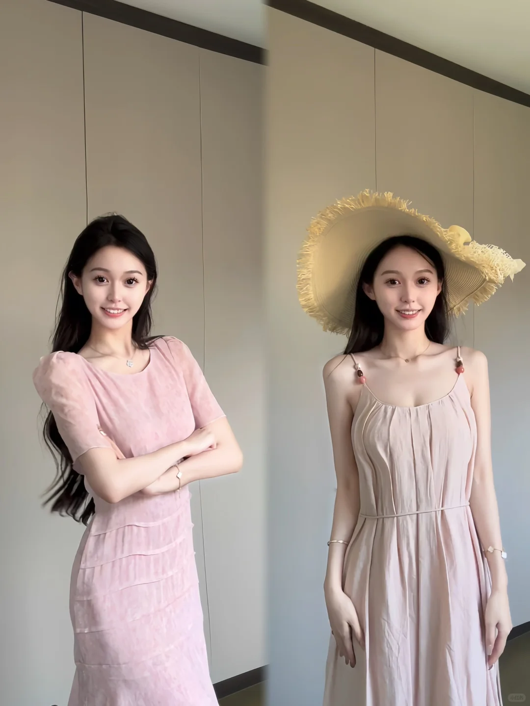 粉色长裙合集👗