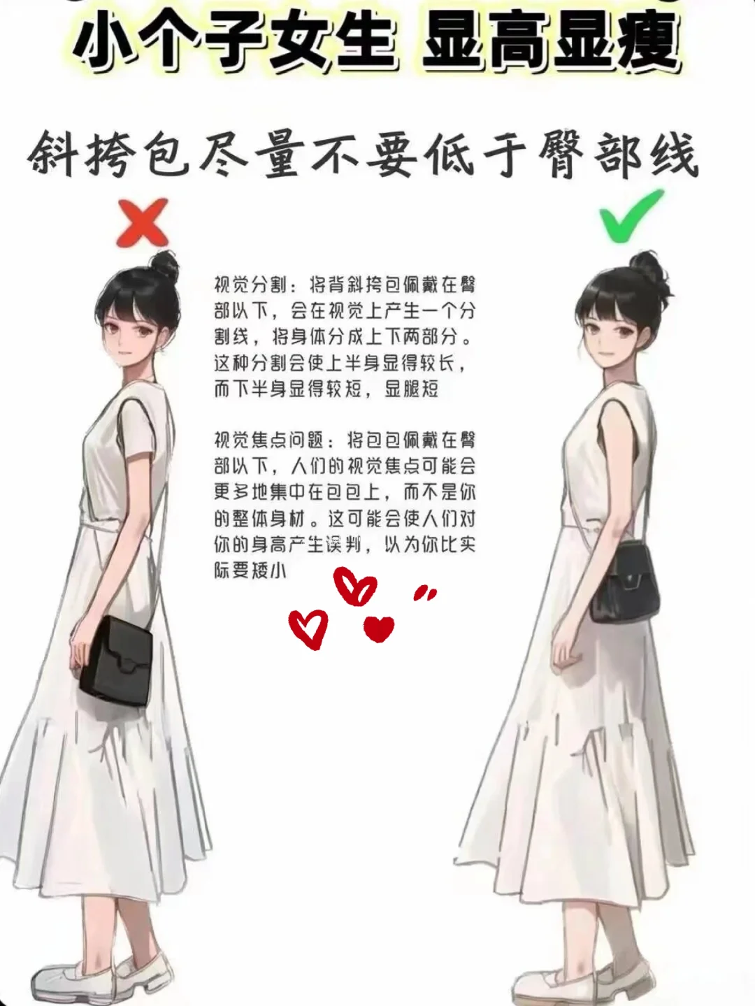 小个子的女生如何显得高和瘦