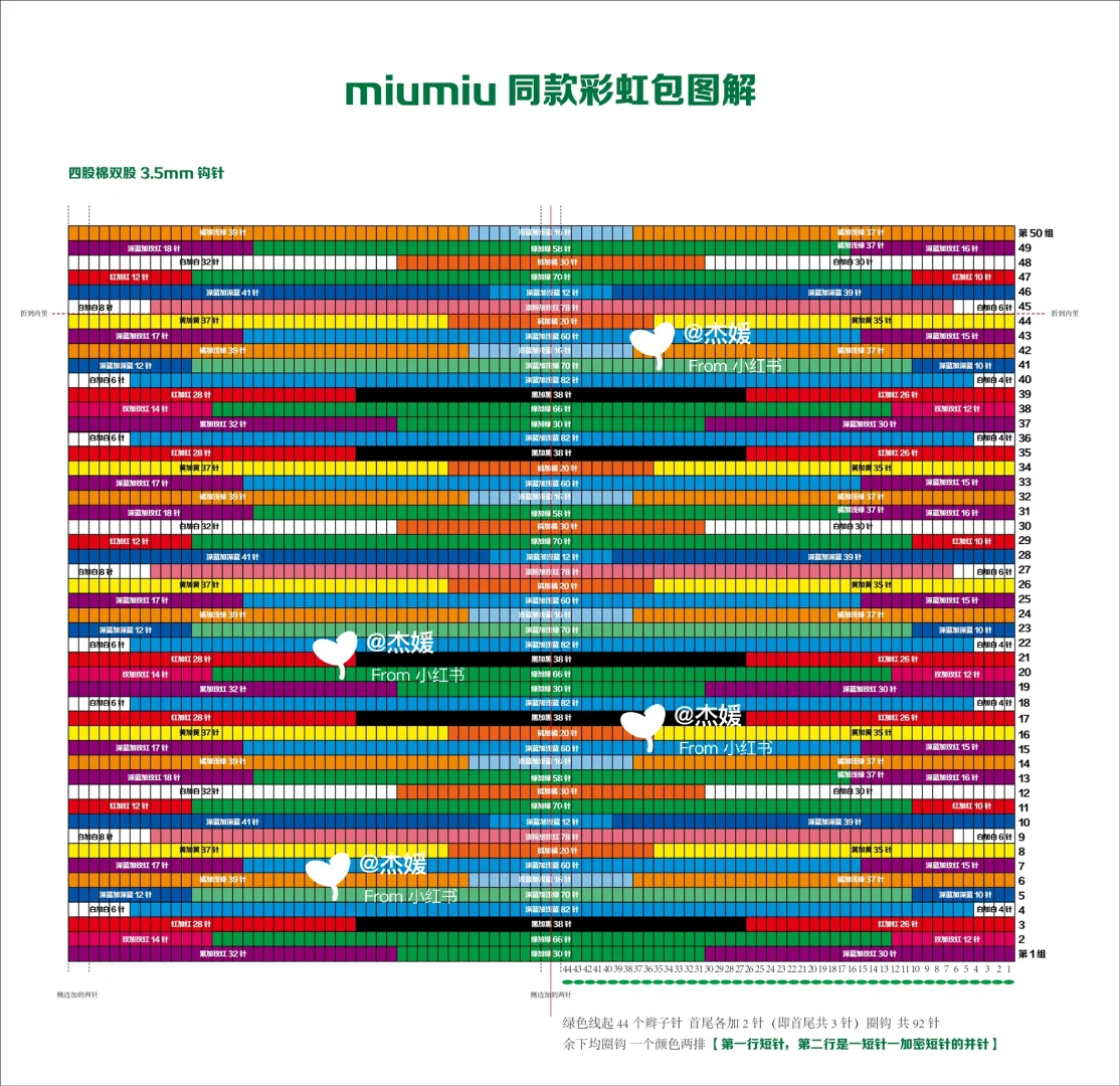 miumiu 同款彩虹包图解