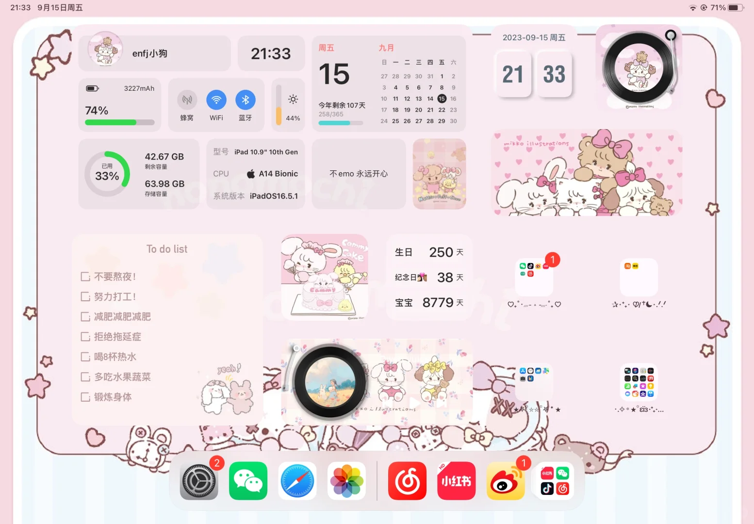 ipad桌面整理｜Mikko ˶ᵒ ᵕ ˂˶