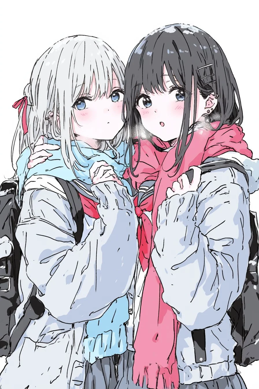 动漫少女的日常&美少女贴贴