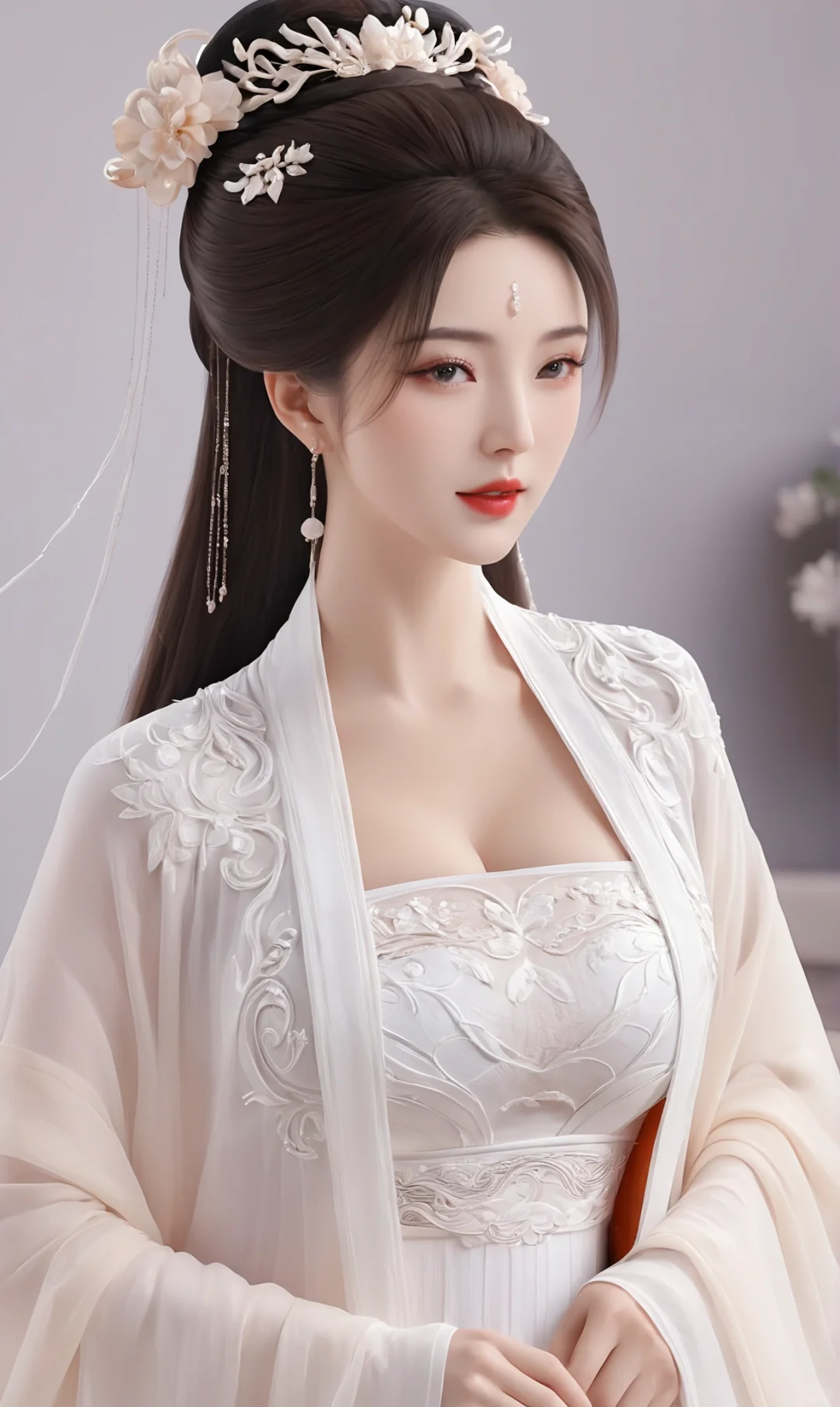 小家碧玉古风ai汉服美女壁纸