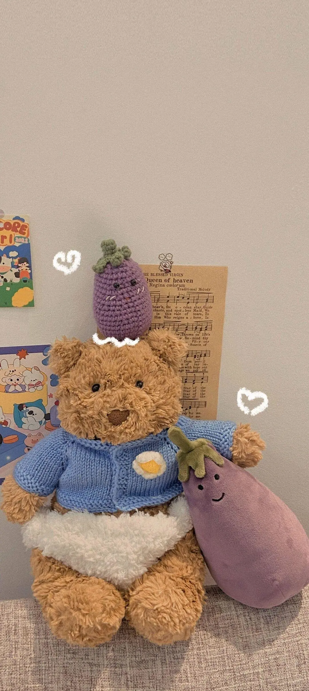 jellycat巴塞罗熊壁纸· ʚྀིɞ