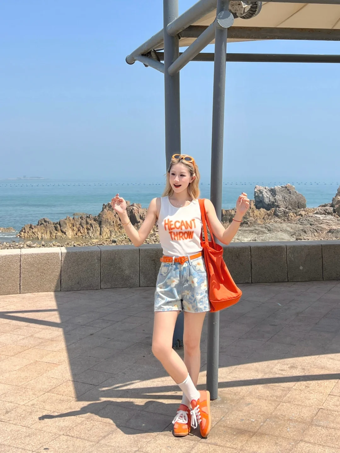 17套！?彩色海岛穿搭?青岛旅行ootd??