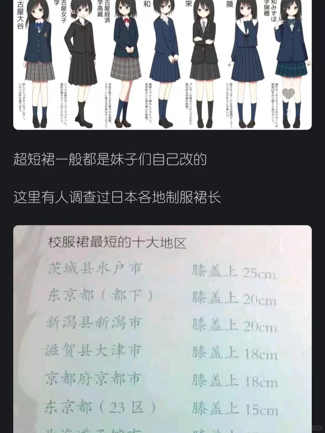 为什么日本不良女学生的制服裙长到脚踝？