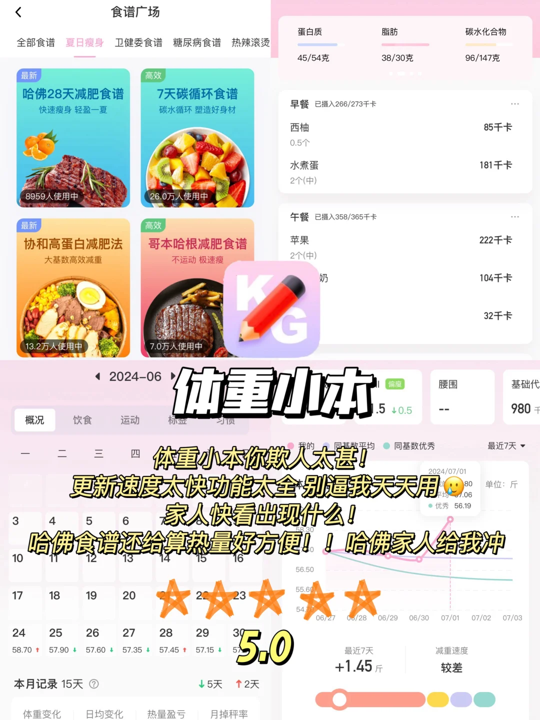 减脂必备APP第4弹️免费无广app！！