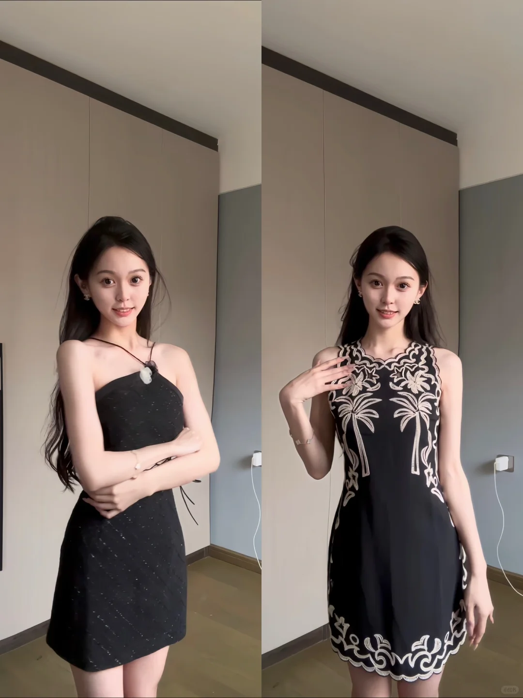 最近爱穿de小黑裙合集👗