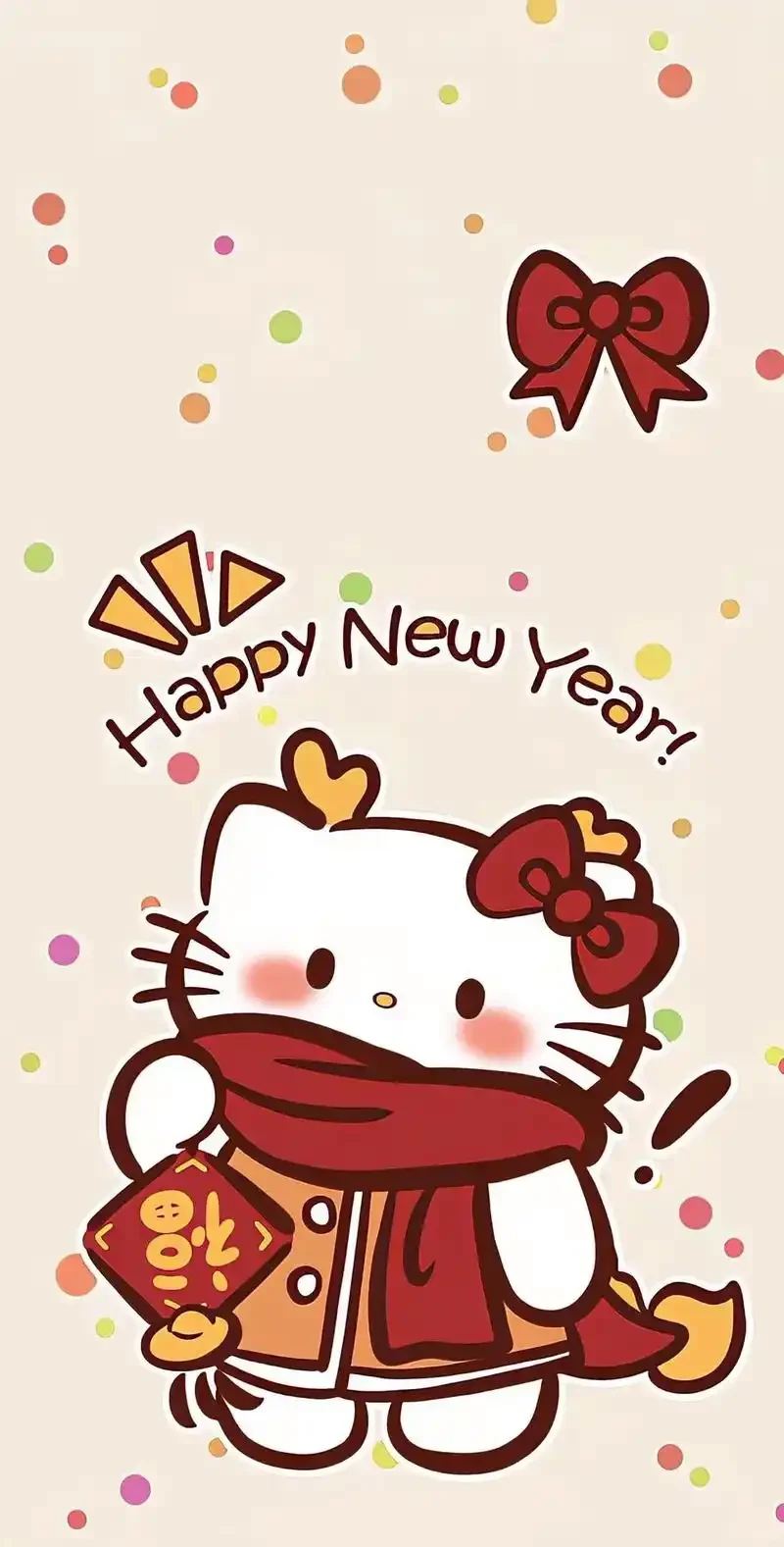 ≽^•༚•≼ฅ新年壁纸