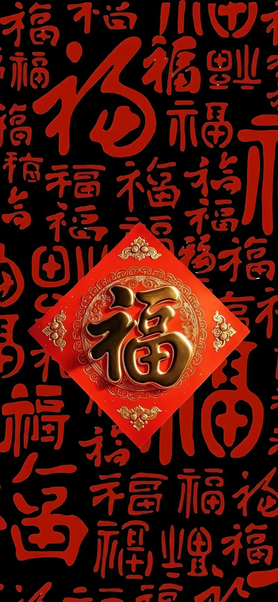 2025新年壁纸，最美中国红高清壁纸