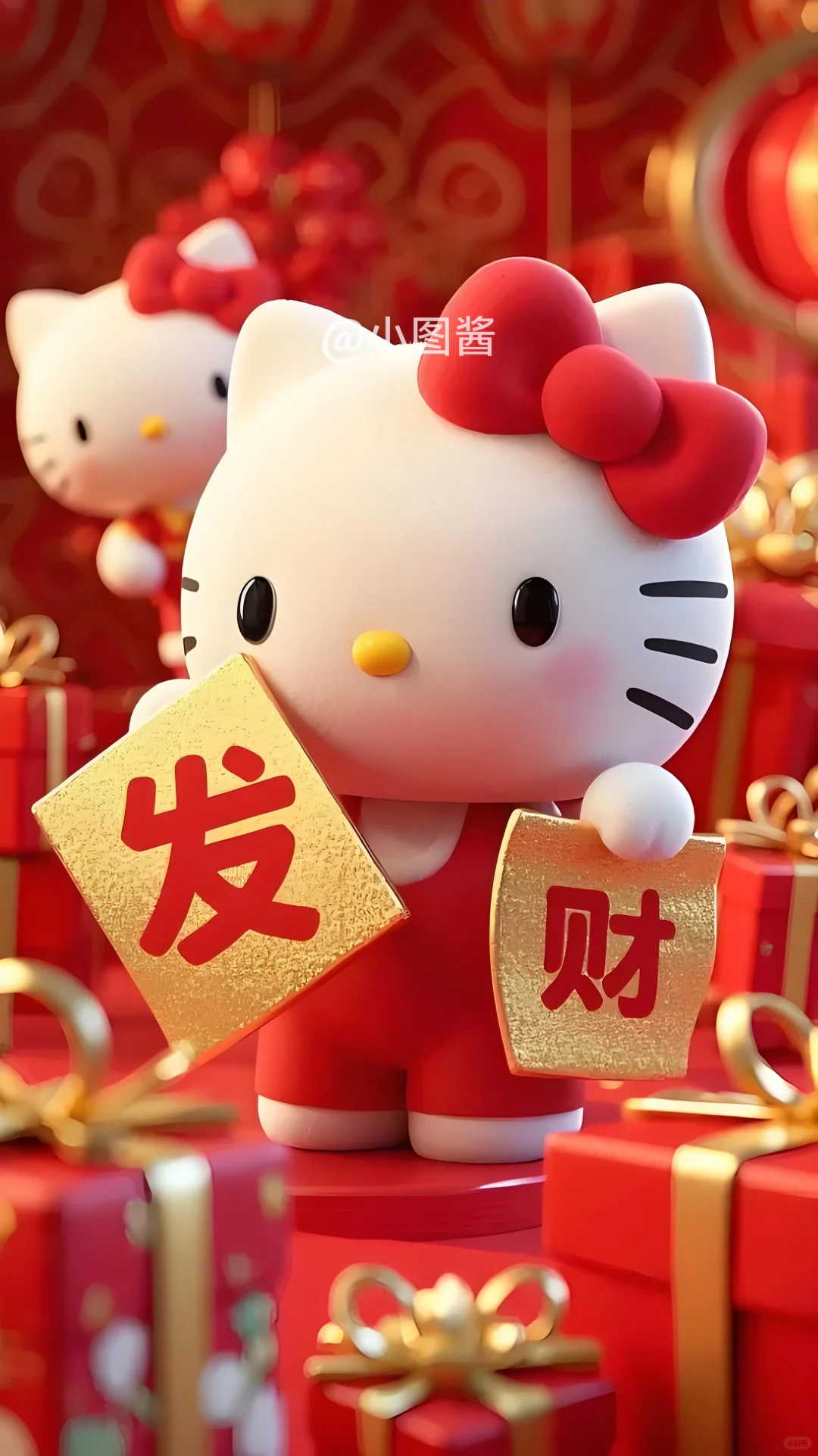 每日壁纸分享 2025新年 hello kitty 壁纸