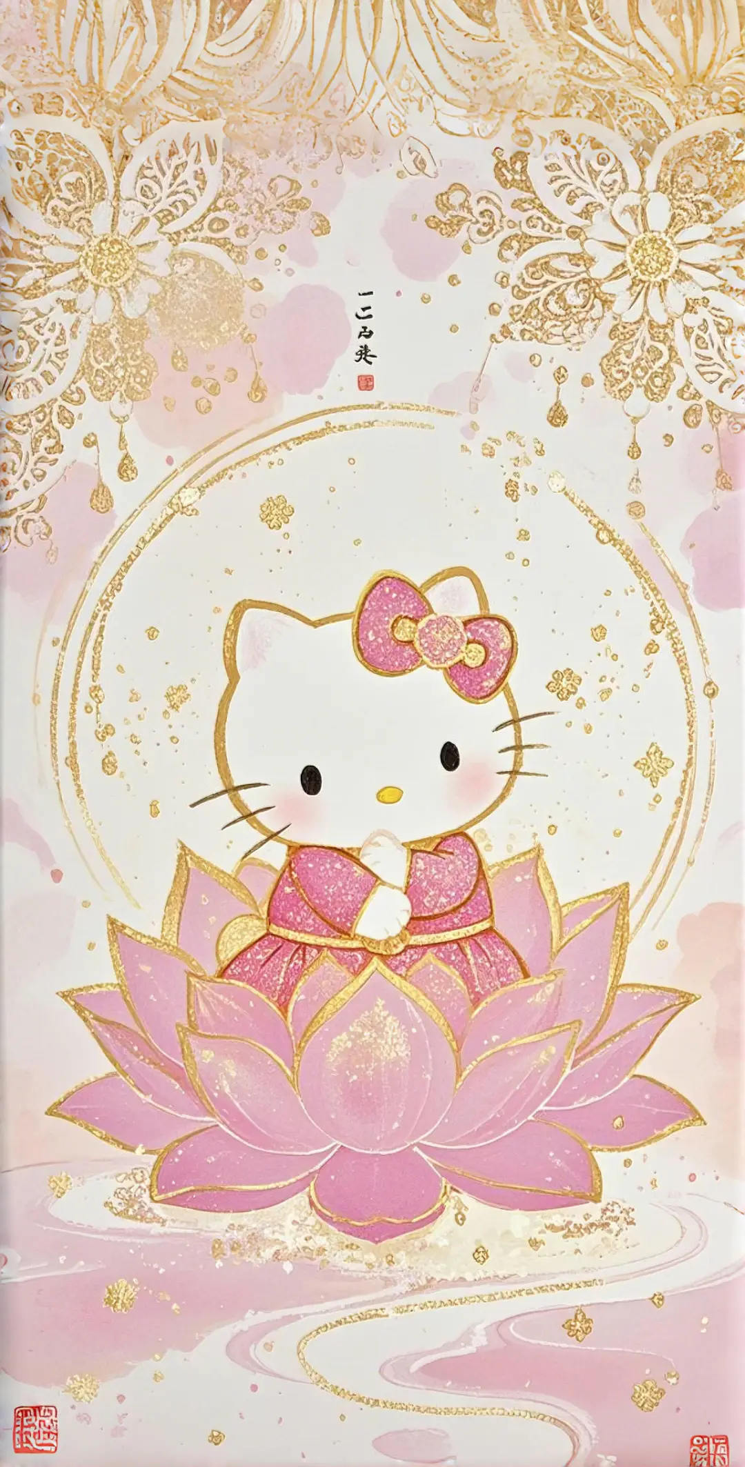 新国风|hellokitty新年寓意壁纸3