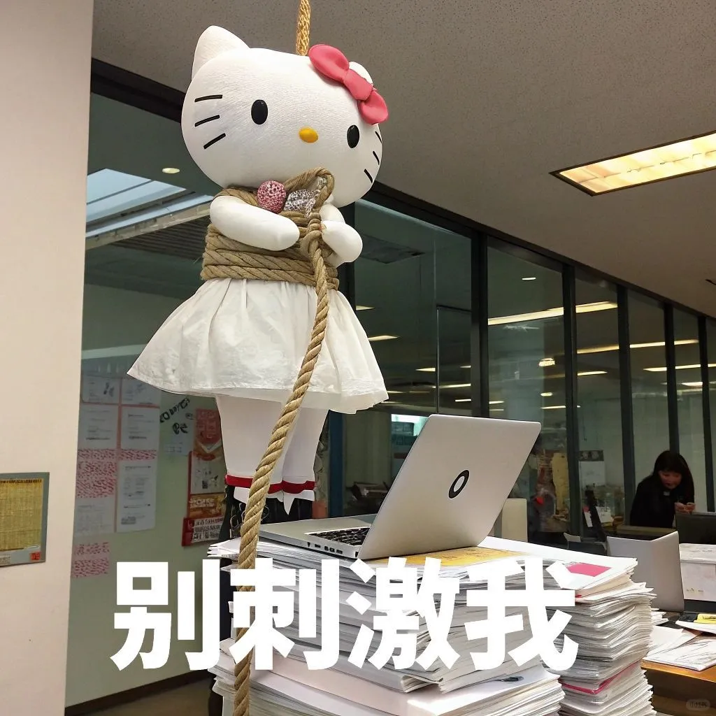 看！天选牛马！Hello Kitty表情包！