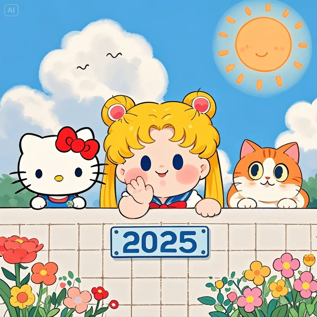 🙏2025平安，健康，顺利💕美少女头像