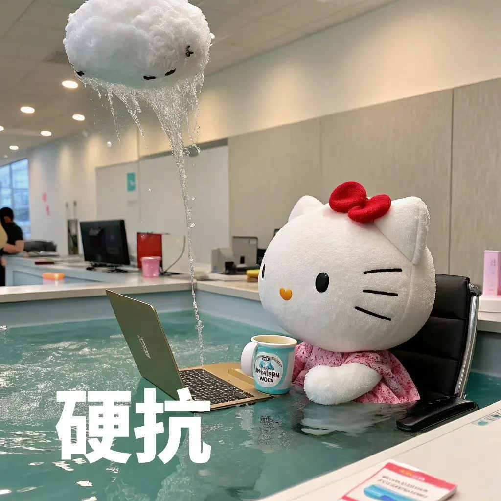 看！天选牛马！Hello Kitty表情包！