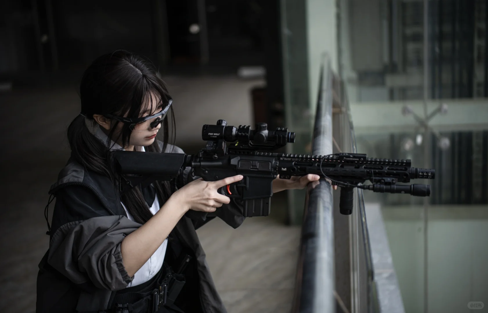 关键词：黑丝 战斗 武装JK 2011 AR15（2）