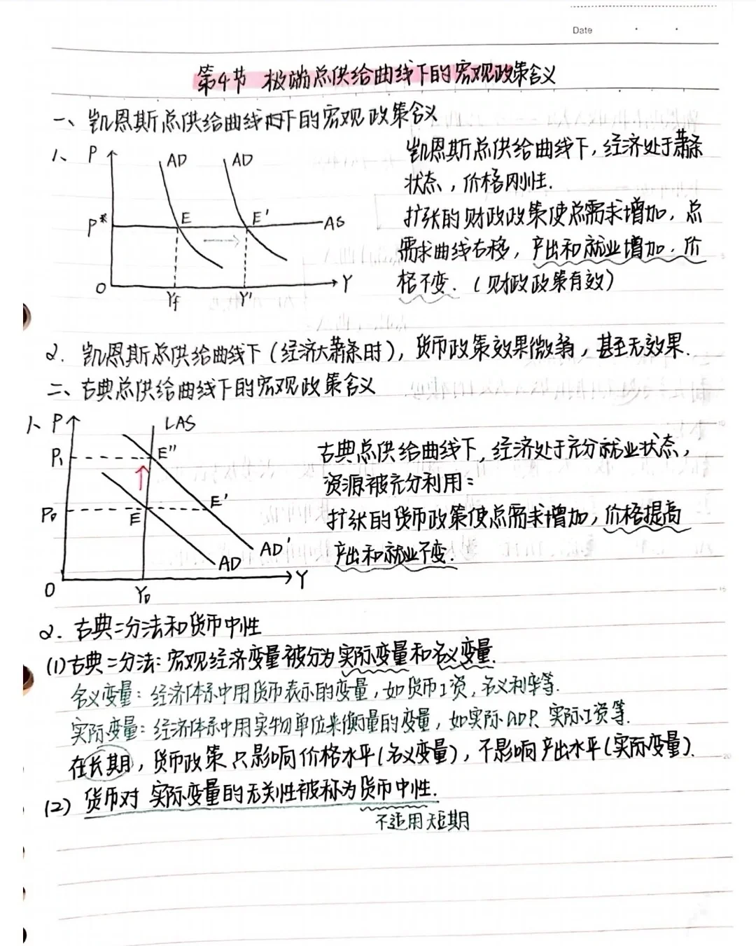 宏观经济学马工程|第十二章AD-AS模型