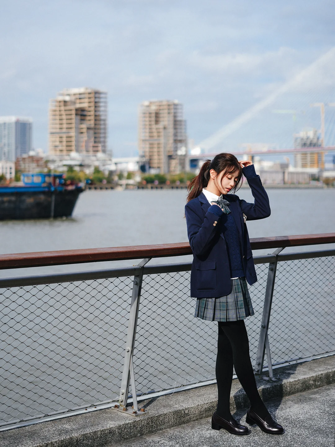 是动漫里的JK小学妹啊！