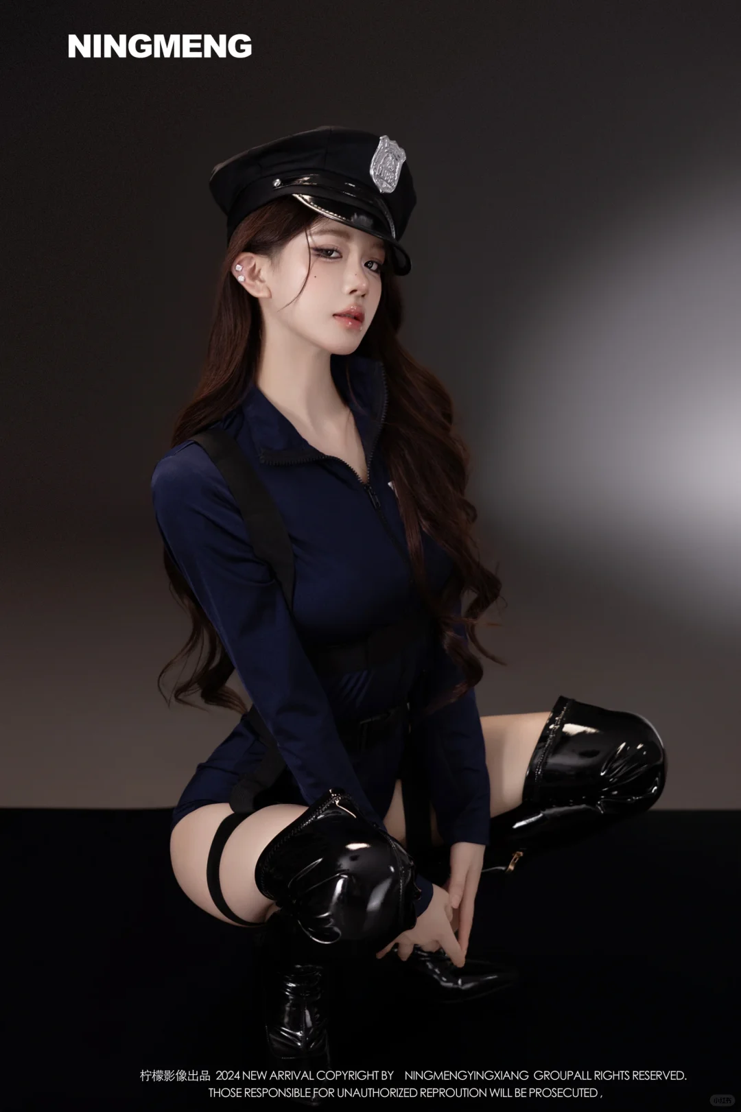 皮城女警制服写真?杭州御姐写真｜杭州约拍